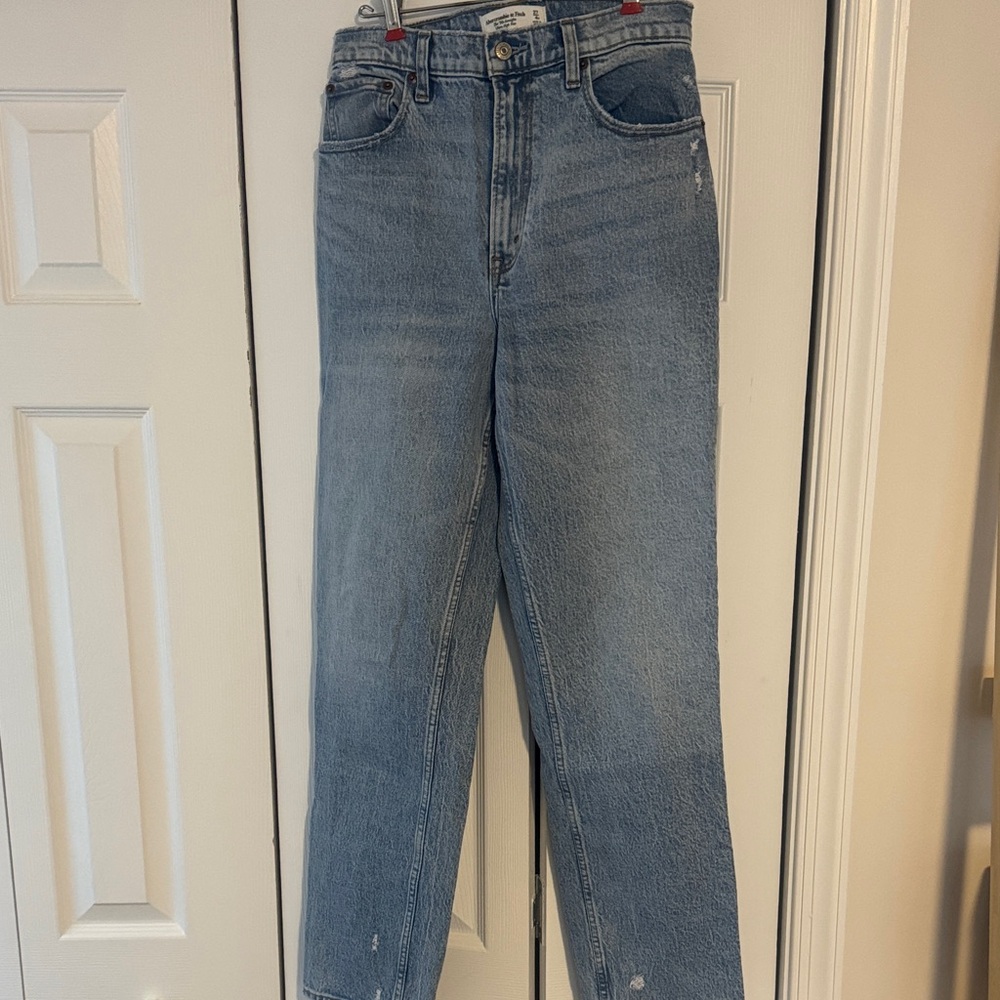 Abercrombie & Fitch High Rise Light Blue Jeans